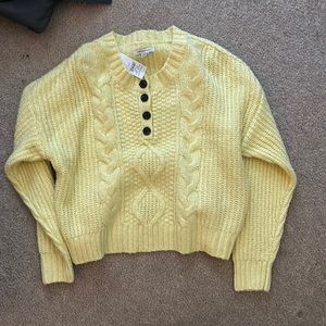 Yellow American Eagle sweater